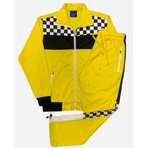 Men’s Tracksuit Traditional Checker Boxed Track jacket & Track pants - 1 of 4