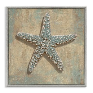 Stupell Industries Starfish Beach Objects Design, 24" x 24" - 1 of 4