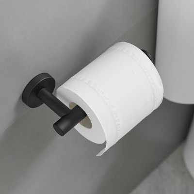 Matte Black Stainless Steel 6-Piece Bathroom Hardware Set