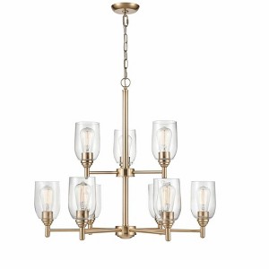 Millennium Lighting Arlett 9 - Light Chandelier in  Modern Gold - 1 of 1