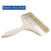 Unique Bargains Bristle Wall Treatment Tool Paint Brush with Wood Handle 2 Pcs - 4 of 4