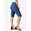 Roaman's Women's Plus Size Comfort Stretch Bermuda Jean Short - 4 of 4
