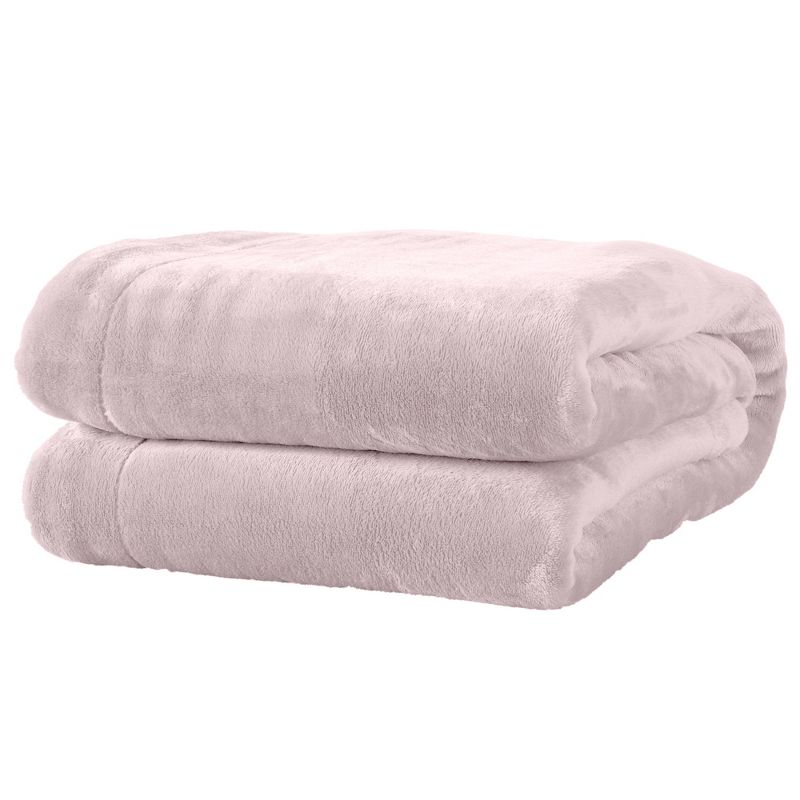 Velvet Plush Soft Fleece Reversible Throw, Warm and Comfortable Bed Blanket - Great Bay Home, 5 of 7
