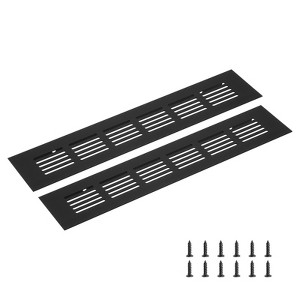 Unique Bargains Rectangle Ventilation Grille, Aluminum - 1 of 3