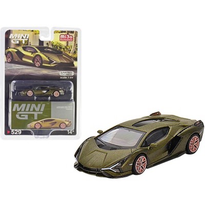 Lamborghini Sian FKP 37 "Presentation Edition" Matt Green Met Ltd Ed to 4800 pcs 1/64 Diecast Model Car by Mini GT