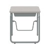 Safco AlphaBetter 28"" Student Desk Pebble Gray (1224GR)  - 4 of 4
