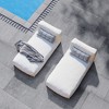 Probe Hues Outdoor Bean Bag Chaise Lounge Chair with Pillow for Patio, Swimming Pool (Set of 2) - 2 of 4