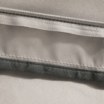 Ravenna Luxe Mushroom Beige Outdoor Loveseat Cushion