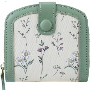 FATMOON Cute Wallet for Women & Girls – Stylish Leather Credit Card Holder with Floral Design, Compact & Easy to Use for Travel, Daily Use - 1 of 4