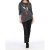 Women's Ink Mineral Washed Dolman Sleeve Top - Jess & Jane - 2 of 3