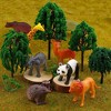 Animal Toy, 64 Pack Mini Wild Jungle Realistic Plastic Animals Figure Toys Set, Easter Egg Fillers Birthday Classroom Rewards Cupcake Toppers - 2 of 4