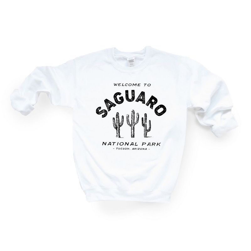 Simply Sage Market Women's Graphic Sweatshirt Vintage Saguaro National Park, 1 of 4