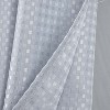 RT Designer Collection Bento Waffle Jacquarduard Shower Curtain 70" x 72" Silver - 4 of 4