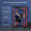 Sportsroyals 1600LB Power Rack with Adjustable Cable Crossover - 4 of 4