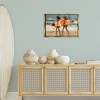 Stupell Industries Surfboard Kids Friends Black Floater Framed Canvas Wall Art - 2 of 4