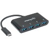 Manhattan® SuperSpeed USB 3.1 Hub in Black - image 2 of 4