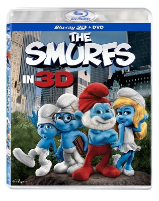 The Smurfs in 3D (3D + 2D) (Blu-ray + DVD + Digital)