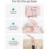 Garment Bags for Travel Foldable Carry on Suit Carrier for Hanging Clothes Stylish Dress Carrier Bags - 3 of 4