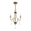 Livex Lighting Glendale 3 - Light Chandelier in  Antique Brass - 4 of 4