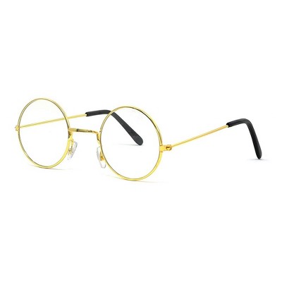 Big round shop gold glasses