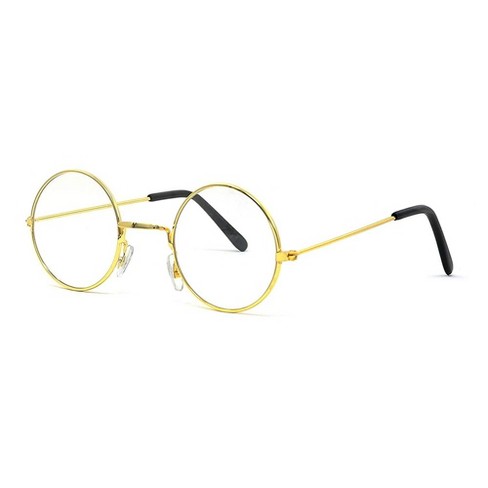 Big round gold deals glasses