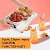 Attop Rustic Serving Tray with Handles - 2 Nesting Trays for Serving Food - Wooden Tray for Decor, Coffee Table & Ottoman - 4 of 4