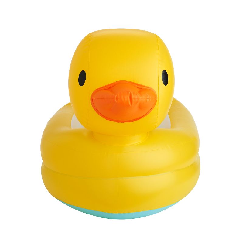 Munchkin White Hot Inflatable Duck Safety Baby Bath Tub, 3 of 8