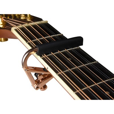 Shubb Capo Royale Series C3G-Rose Capo For 12 String Guitar, Rose Gold Finish