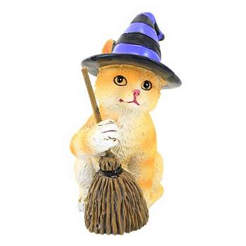 Ganz 3.5 Inch Trick Or Treating Cat Halloween Kitten Costume Animal Statues