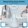 WHALL Compact Handheld Steamer with Brush, Fast Heat Up Steam Ironing, Dry Ironing, 1200W - 3 of 4