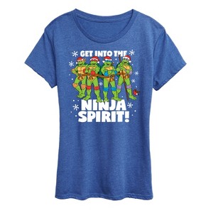 Women's - Teenage Mutant Ninja Turtles - Get Into The Ninja Spirit Short Sleeve Graphic T-Shirt - 1 of 4