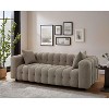 MINIMORE Modern 89.4''W Betty 3Seater Square Arms Chesterfield Sofa - 2 of 4
