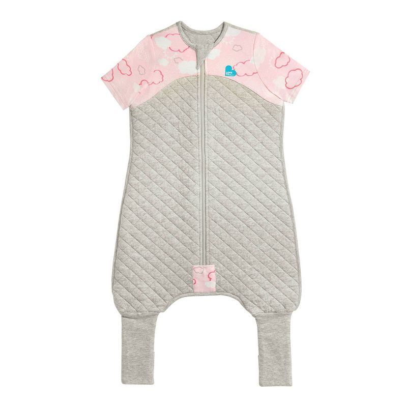 Love To Dream Sleep Suit 1.0 TOG Adaptive Wearable Blanket - Pink Clouds, 1 of 5