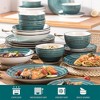 Nebula Vortex Handpainted Spiral Pattern Dinnerware Collection - 2 of 3