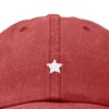 Dalix Lil Star Embroidered Cotton Cap Outdoor Dad Hat Womens - 2 of 4