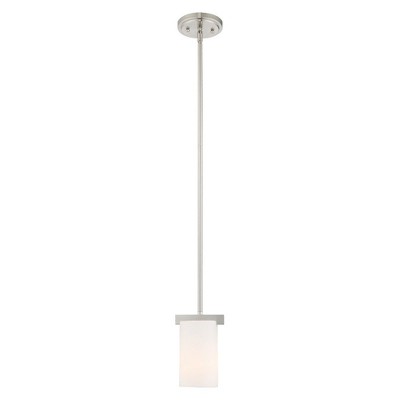 Livex Lighting Astoria 1 - Light Pendant in  Brushed Nickel