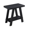 Roundhill Furniture Athens Contemporary Wood Shelf Side Table - 3 of 4