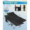 Sportneer 1200D Double Layer Oxford Camping Cots for Adults, Folding Cots for Sleeping with Mattress, Outdoor Folding Bed with Carry Bag - 2 of 4