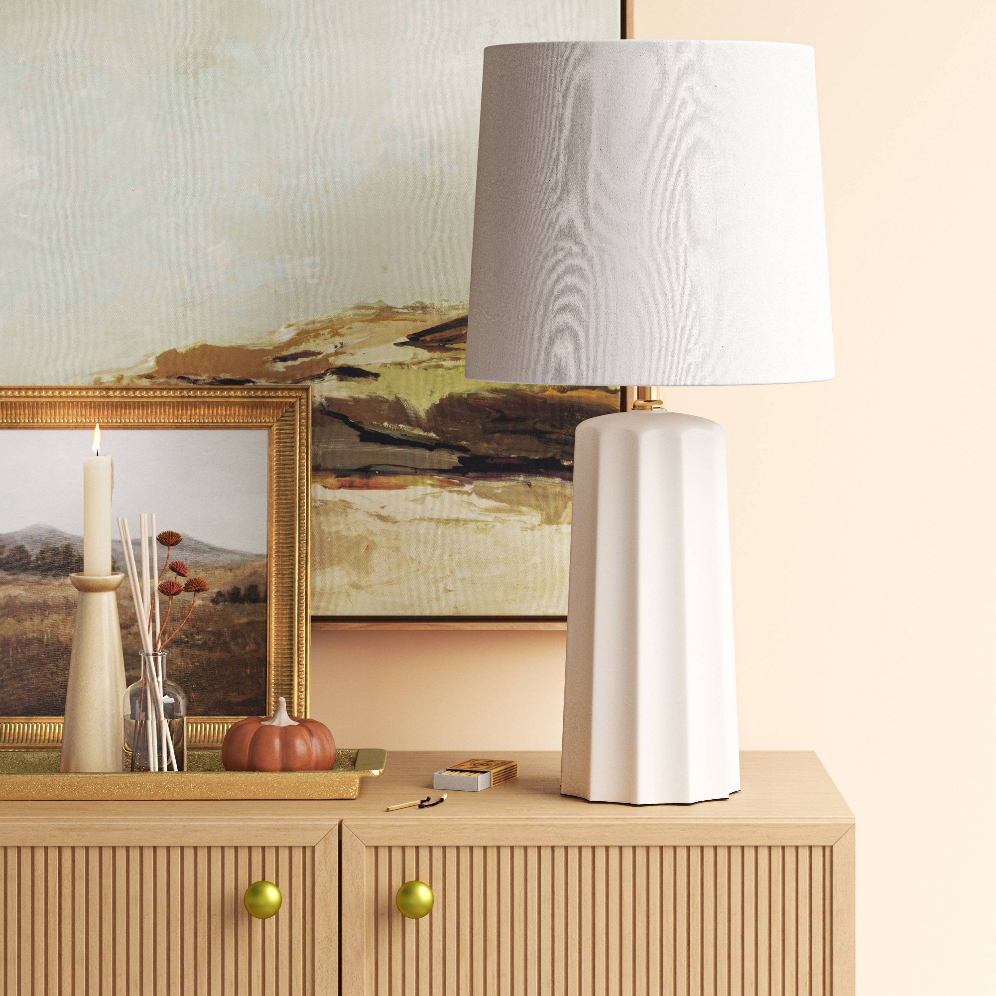 Ceramic Table Lamp Cream - Threshold™