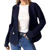 Women's Double Breasted Sweater Blazer - SIX/FIFTY - 3 of 4