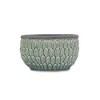Cheung's Arcello Round Blue Leaf Patterned Ceramic Pot - Large - 3 of 3
