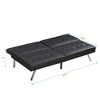 NicBex 66.9 Inch Fabric Convertible Folding Futon Sofa Bed with Stainless Legs for Living Room,Office,Apartment,Bedroom - 4 of 4