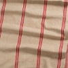 Slickblue Cotton Table Runner, Black or Red Stripes with Beige, Classic Dining or Kitchen Accent, 105"x20.5" - 3 of 3