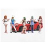 "Cosplay Girls" 6 piece Figure Set for 1/24 Scale Models by American Diorama - 2 of 4