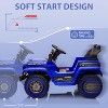 Jojoka Kids Ride On Truck Car,12V Battery Powered Electric Vehicle w/Remote Control,Led Lights - 2 of 4