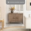 MH London Bobby 16" Farmhouse Solid Wood Sideboard with Storage - 3 of 4