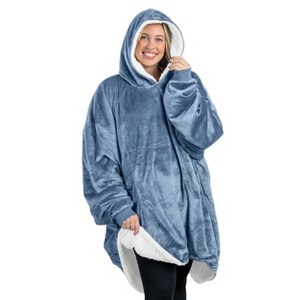 Adult Bare Homey B-Cozy Fleece Wearable Blanket - 1 of 4