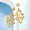 Ross-Simons Italian 18kt Gold Over Sterling Vintage-Style Drop Earrings - 3 of 4