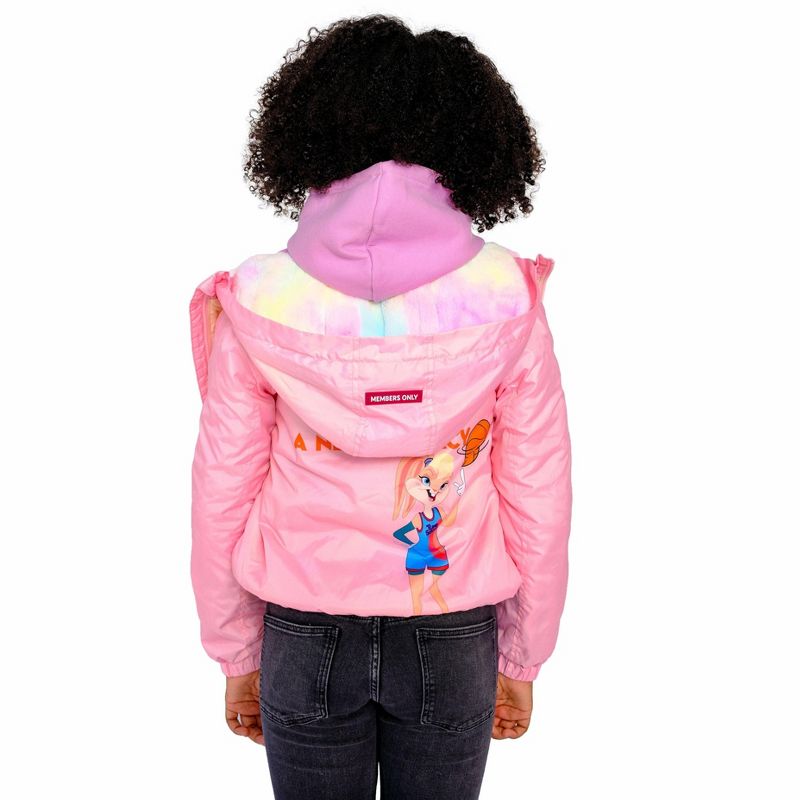 Members Only Girl Midweight With Fur Lining Jacket, 5 of 7