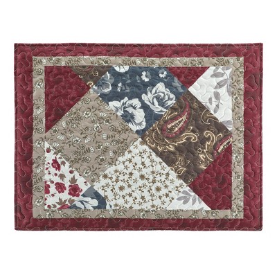 Madison Floral Patchwork Multicolor Polyester Standard Sham